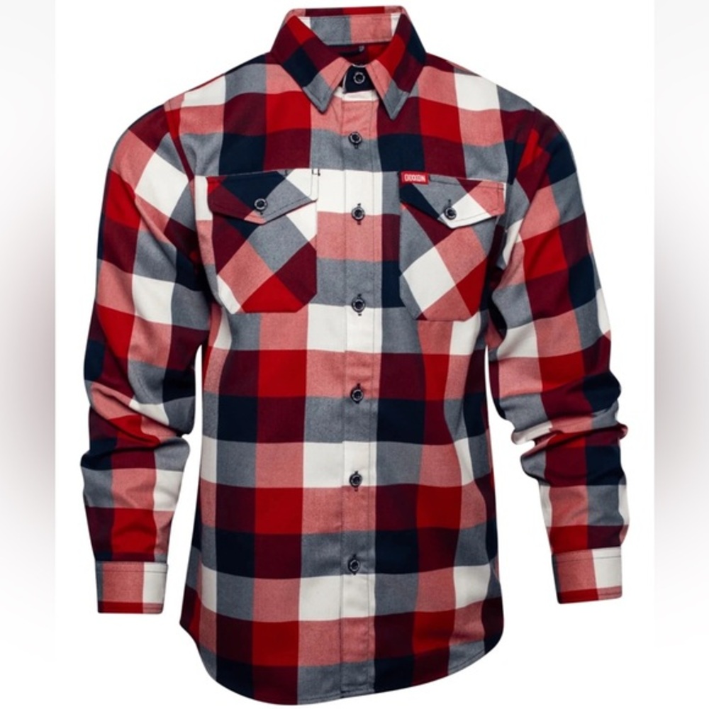 DIXXON Red, Bue, and White Checkered Shirt